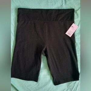 Black biker shorts